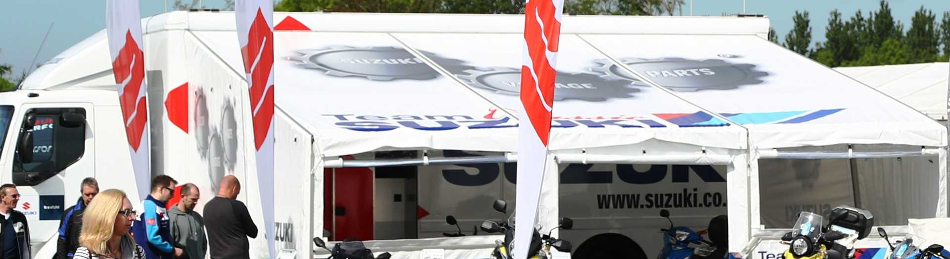a motorsport race awning