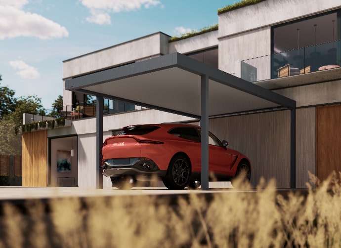 B910 Single Carport Daytime
