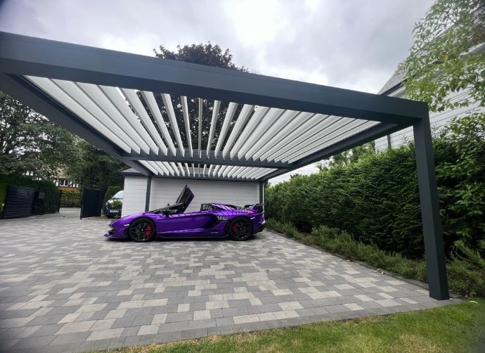 Brustor B910 Double End-to-End Carport