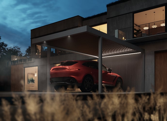 Brustor B910 Single Carport