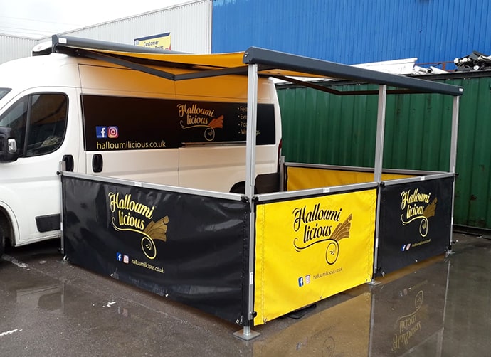 catering van awning by Broadview