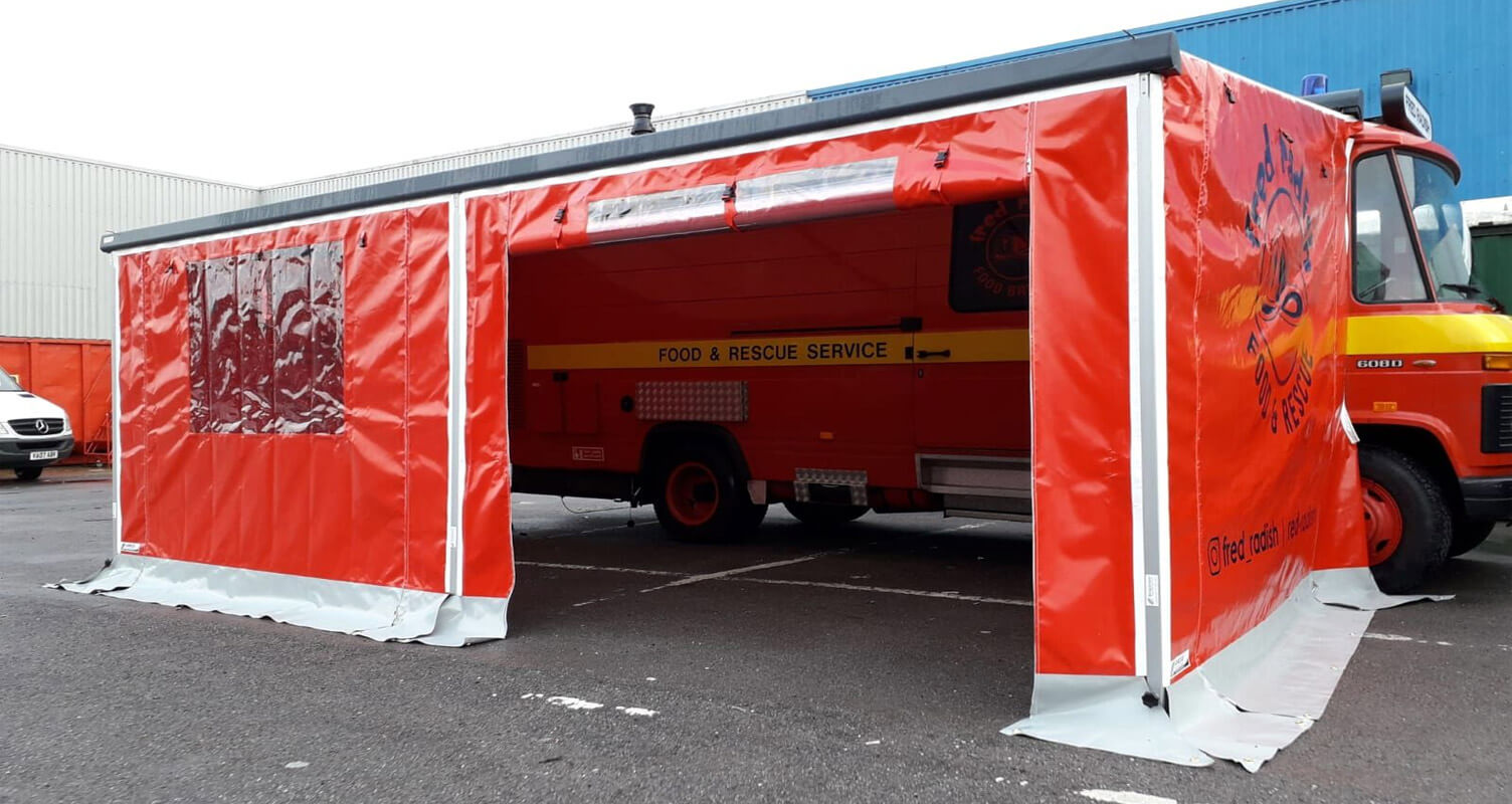 Food and Rescue Truck Awning