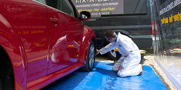 Fixing Dent Vehicle Awning