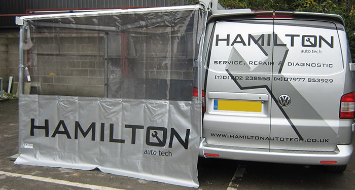 VW Transporter awning