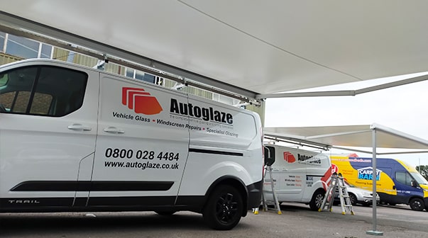 Ford transit custom awning